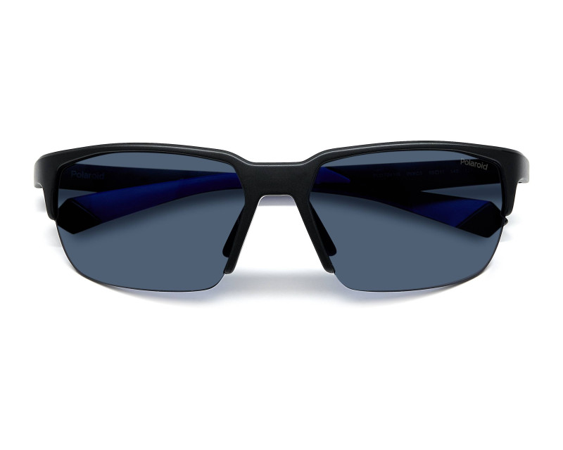  Polaroid Sunglasses Gafas de sol rectangulares Pld2066/S para  hombre, Mtt Azul : Ropa, Zapatos y Joyería